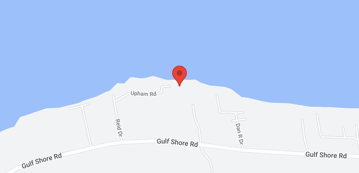 map of Gulf Shore Road